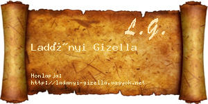 Ladányi Gizella névjegykártya