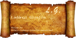 Ladányi Gizella névjegykártya